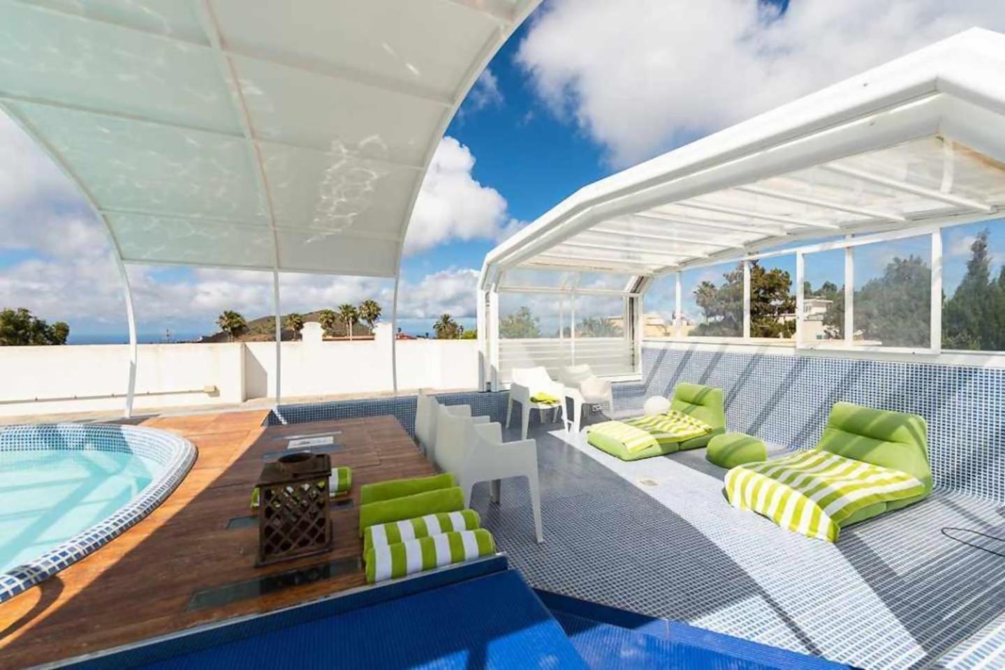 Amplia Villa De Lujo Con Piscina Climatizada Las Palmas Buitenkant foto